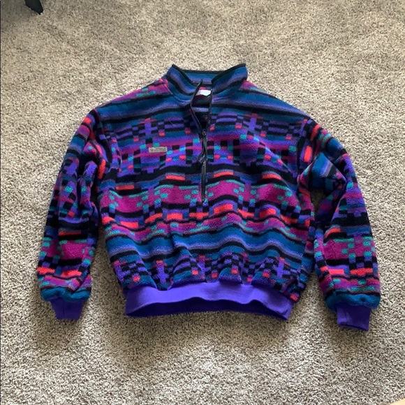 Columbia Other - Men’s Vintage Columbia Quarter Zip Fleece Sweater